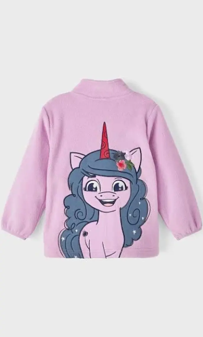 Name It Pembe Kadın Mont Nmfjalana Mlp Fleece Cplg
