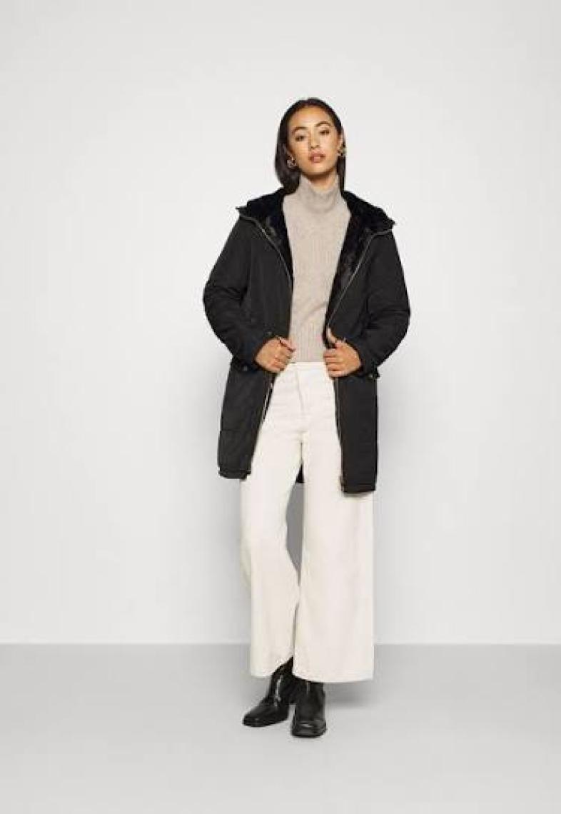Only Kadın Black Parka