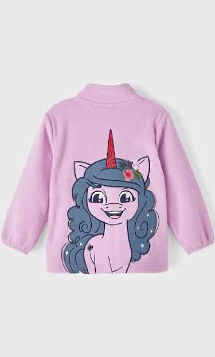 Name It Pembe Kadın Mont Nmfjalana Mlp Fleece Cplg