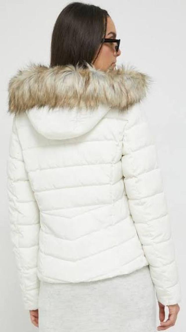 Only New Ellan Quilted Kadın Beyaz Mont