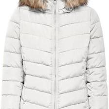 Only New Ellan Quilted Kadın Beyaz Mont