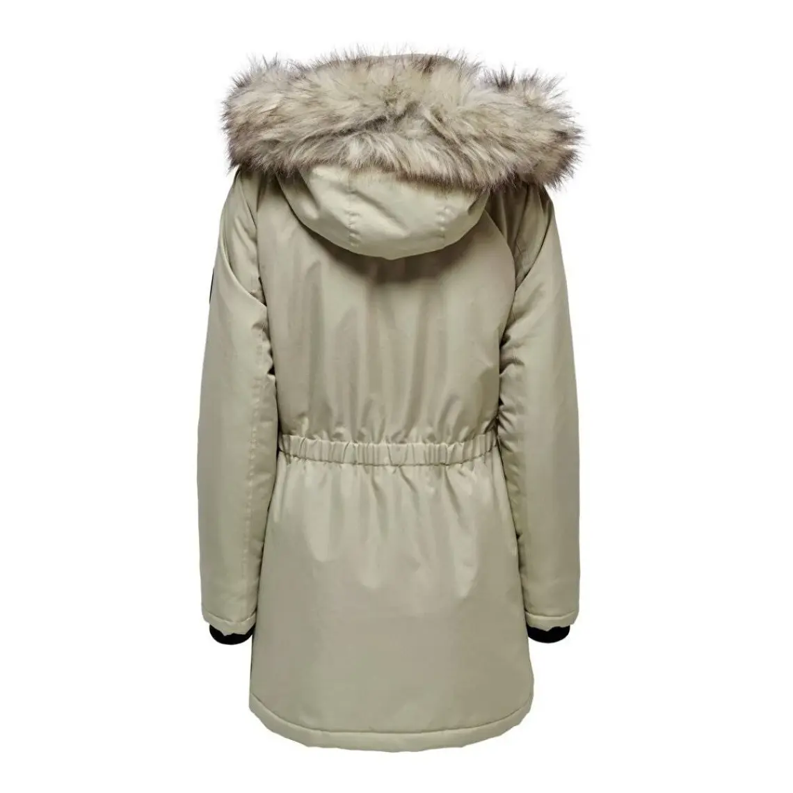 Only Kadın Kapüşonlu Uzun Mont Parka 15213755