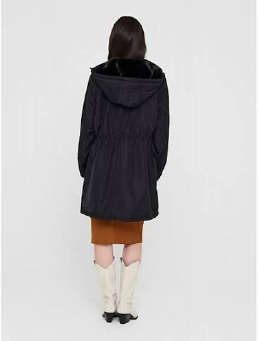 Only Kadın Black Parka
