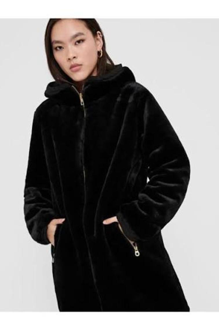 Only Kadın Black Parka