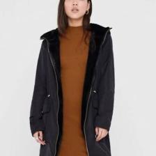 Only Kadın Black Parka
