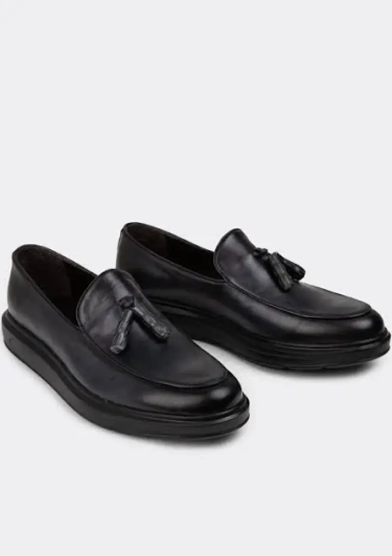 Deery  Antrasit Comfort Erkek Loafer - 01840MANTP01