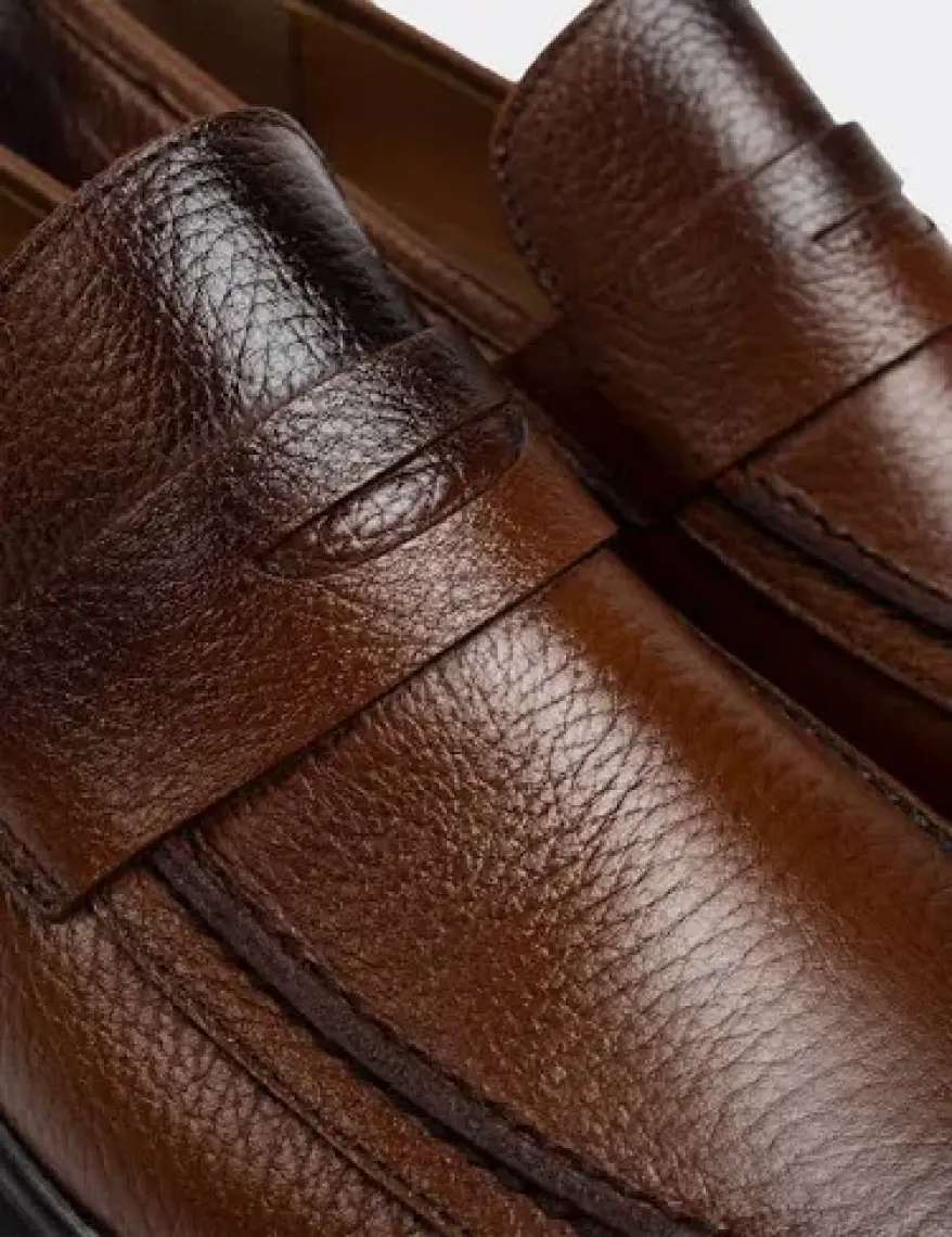 Deery  Deri Kahverengi Erkek Loafer