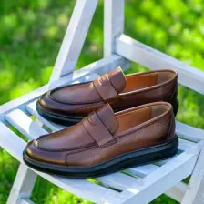 Deery  Deri Kahverengi Erkek Loafer