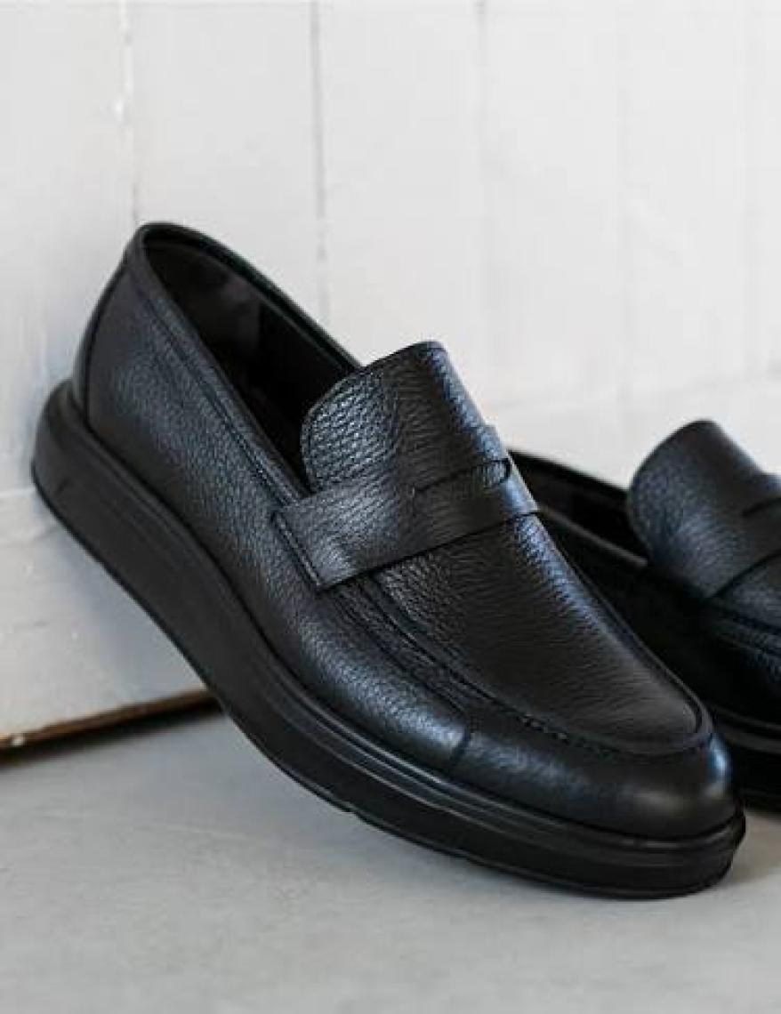 Deery Deri Gri Comfort Erkek Loafer