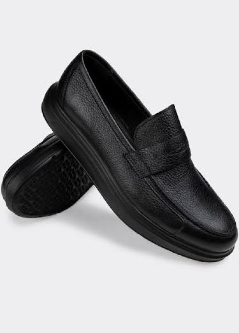 Deery Deri Gri Comfort Erkek Loafer