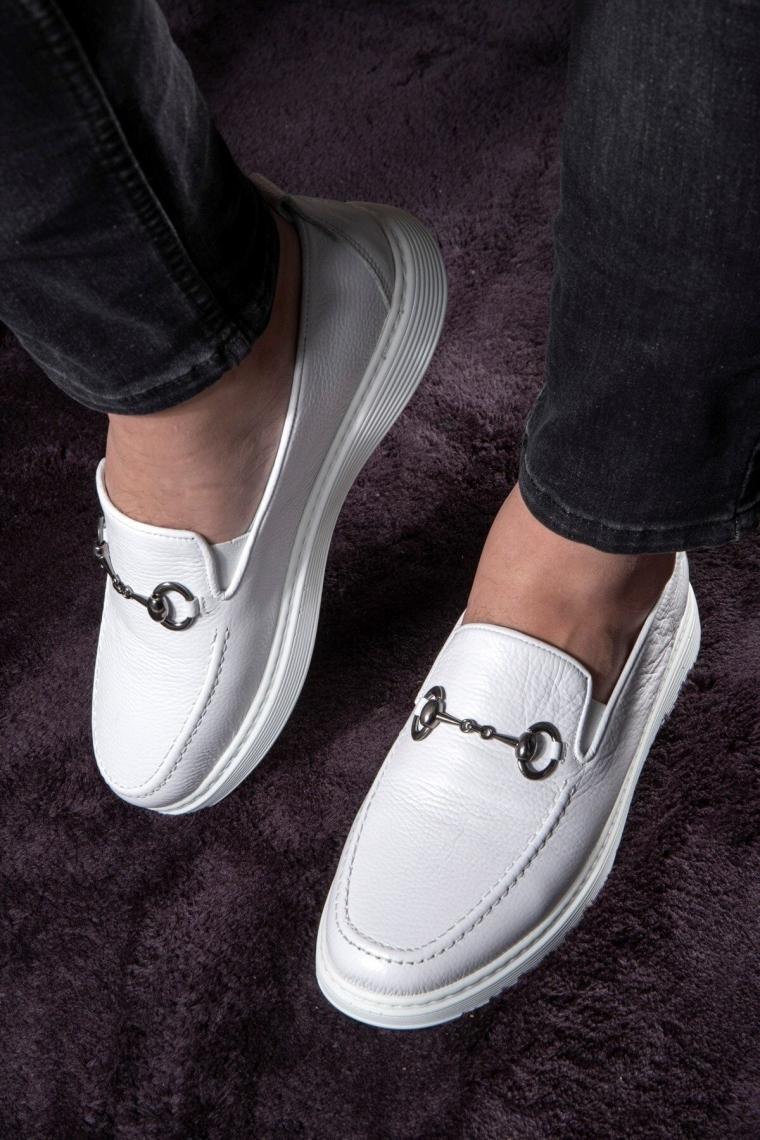 Anchor Hakiki Deri Erkek Günlük Ayakkabı, Loafer Ayakkabı, Hafif Ayakkabı, Yazlık Ayakkabı