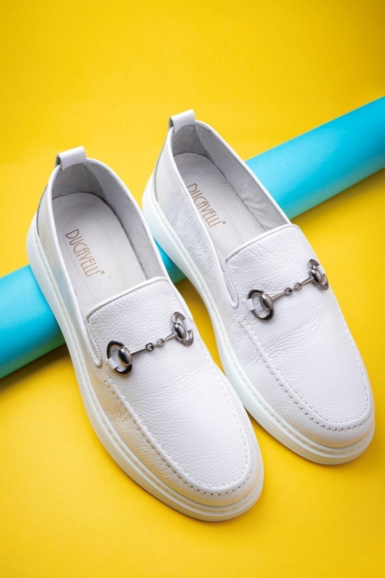 Anchor Hakiki Deri Erkek Günlük Ayakkabı, Loafer Ayakkabı, Hafif Ayakkabı, Yazlık Ayakkabı