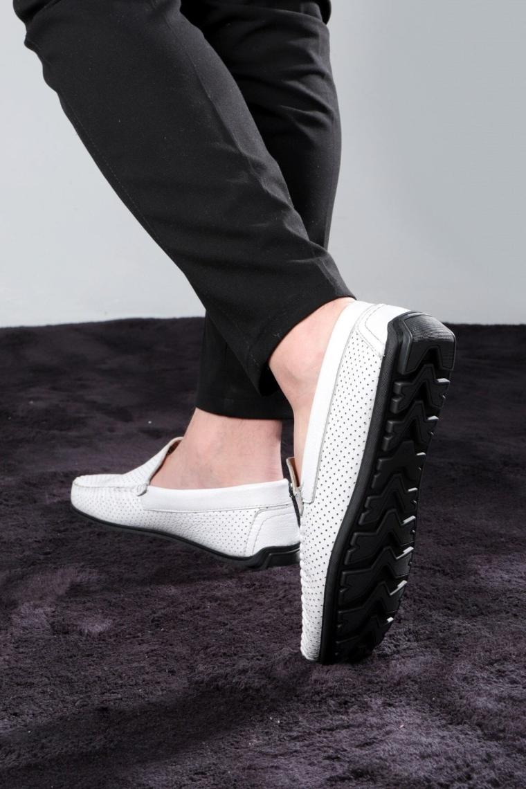 Fruga Hakiki Deri Erkek Günlük Ayakkabı, Loafer Ayakkabı, Hafif Ayakkabı, Deri Loafer Ayakkabı
