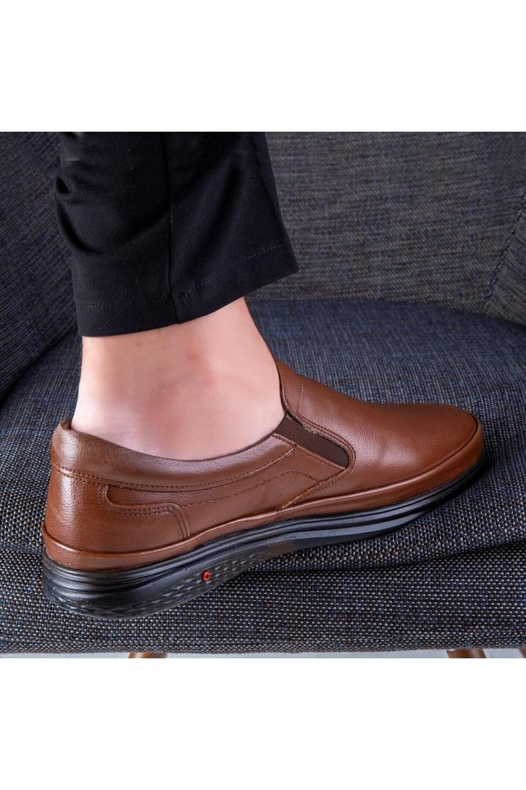 Murih Hakiki Deri Comfort Ortopedik Erkek Günlük Ayakkabı, Baba Ayakkabısı, Ortopedik Ayakkabı