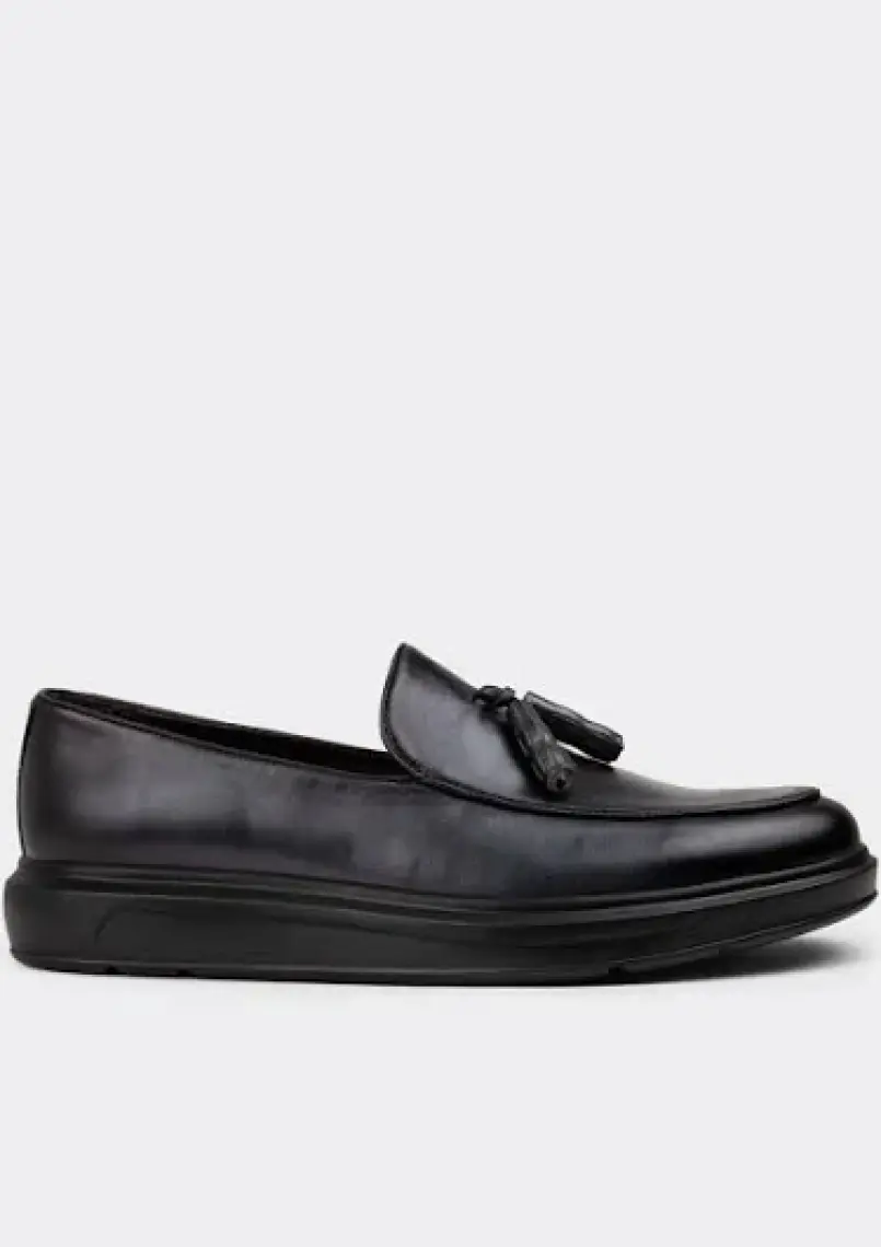 Deery  Antrasit Comfort Erkek Loafer - 01840MANTP01