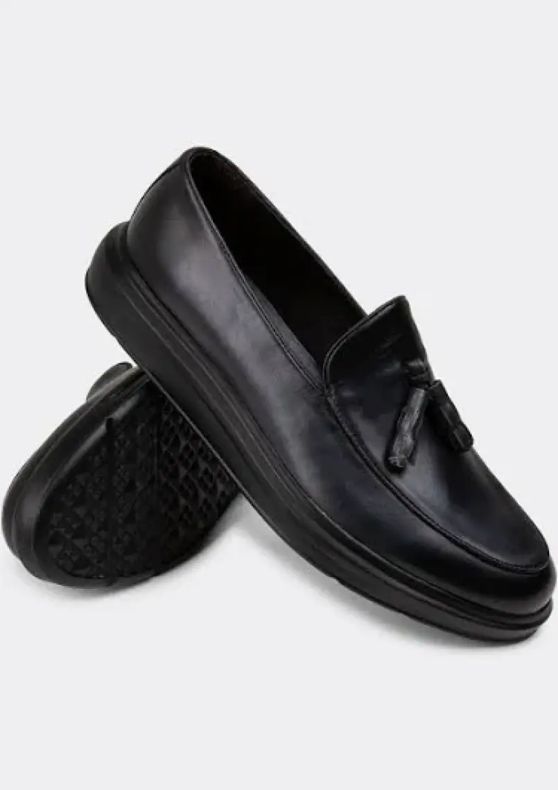 Deery  Antrasit Comfort Erkek Loafer - 01840MANTP01