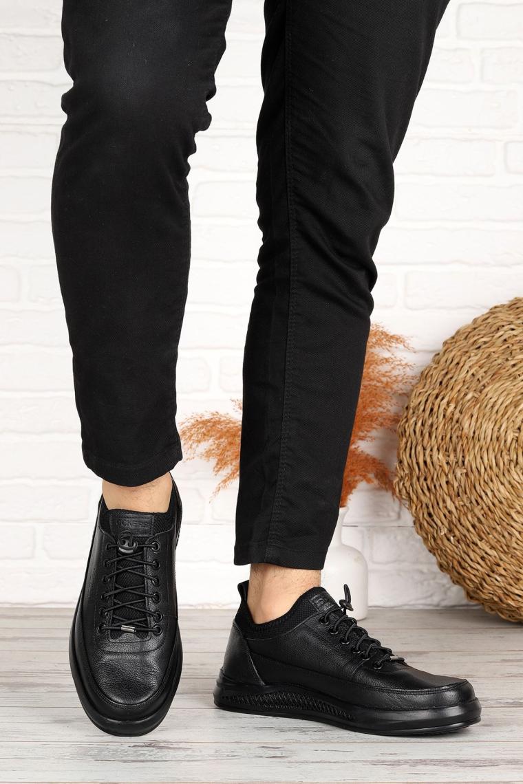 227225 Hakiki Deri Casual Erkek Günlük Ayakkabı