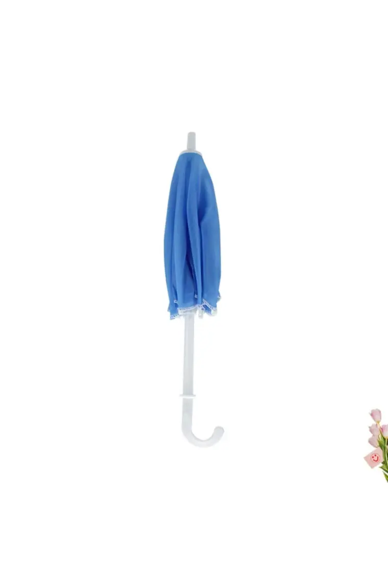 Süsle Bebek ve Parti Dekoratif SüS Şemsiyesi, 25 cm - Mavi