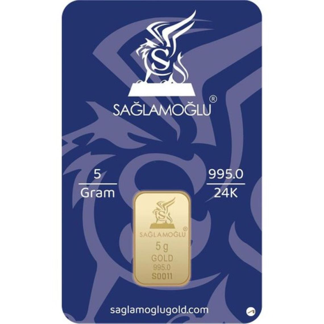 Sağlamoğlu 5 gr 24 Ayar Sağlamoğlu Gram Altın