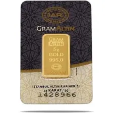 5 gr 24 Ayar Gram Altın