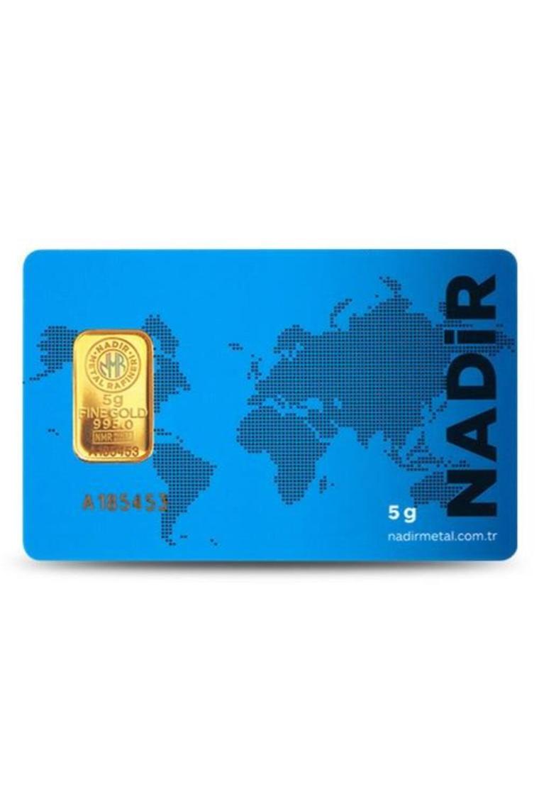 Nadir Gold 24 Ayar Külçe Gram Altın 5 Gr.  - Aynı Gün Kargo