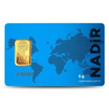 Nadir Gold 24 Ayar Külçe Gram Altın 5 Gr.  - Aynı Gün Kargo
