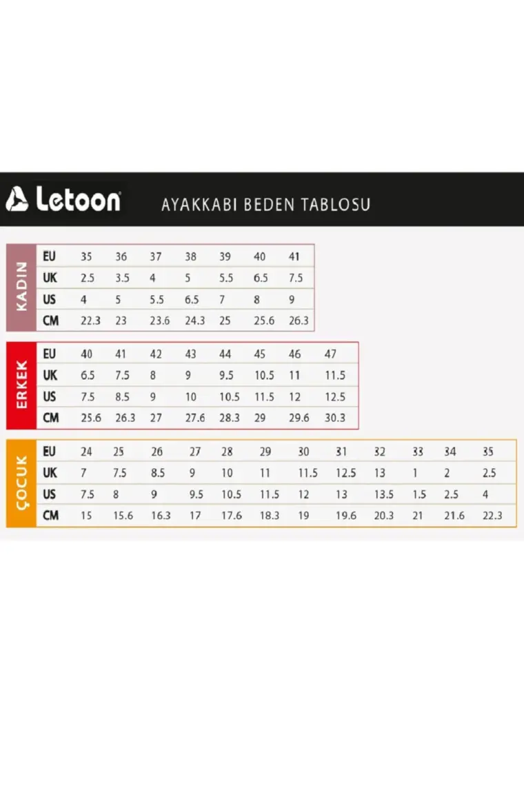 Letoon 2103 Günlük Unisex Spor Ayakkabı