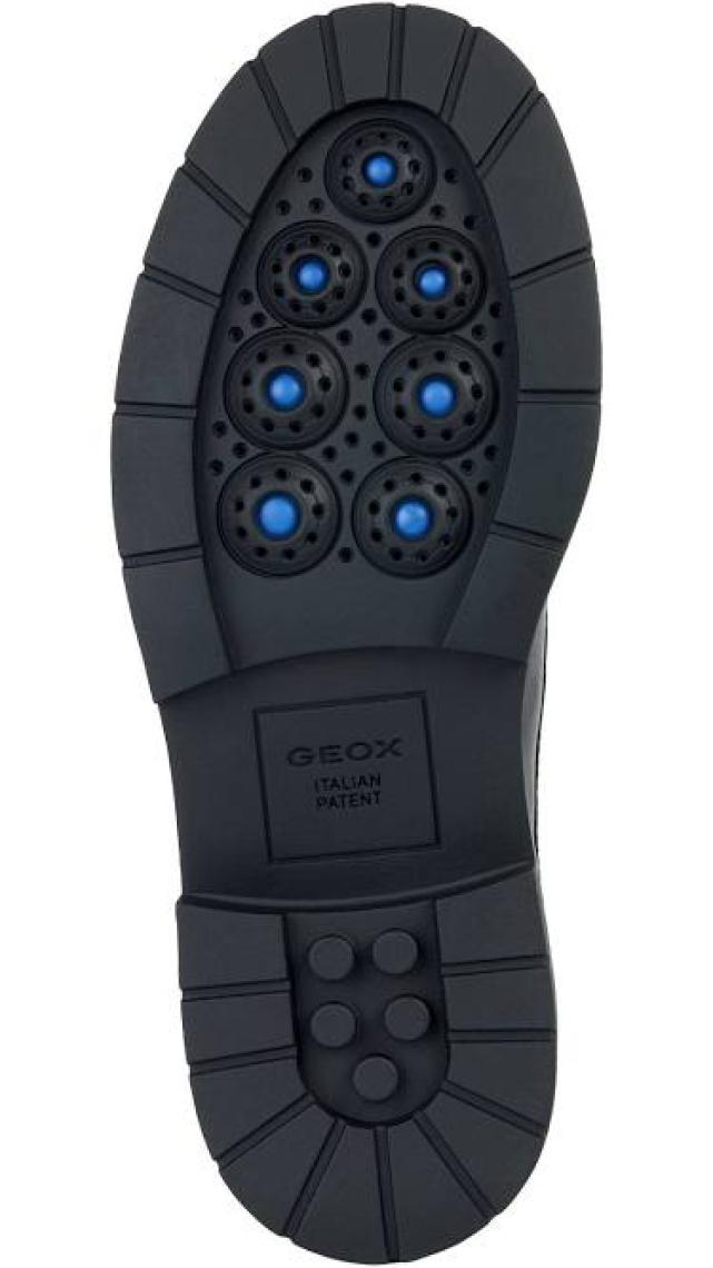 Geox Kadın Siyah Spherica Ec7  Bağcıklı Deri Maskülen Ayakkabı D36VDH00043C9999