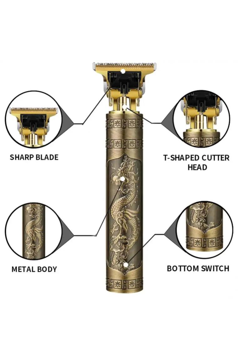 Kuru Kafa T Bıçaklı Saç Sakal Ense Çizim Epilasyon Öncesi Tıraş Traş Makinesi