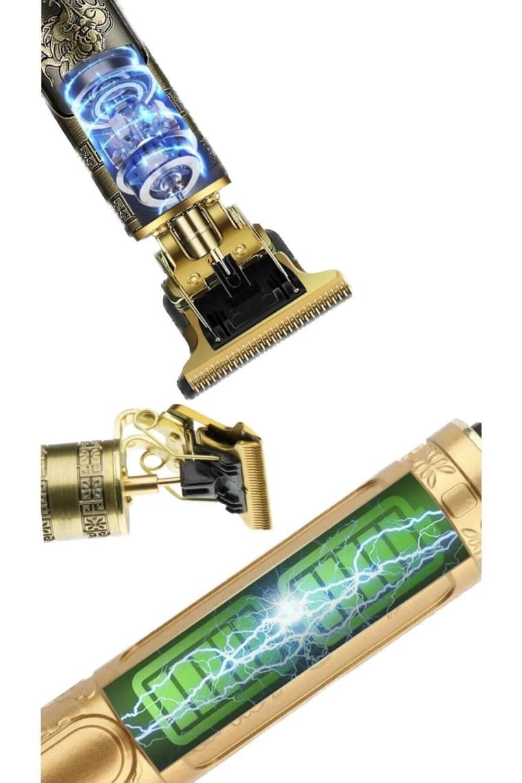 Kuru Kafa T Bıçaklı Saç Sakal Ense Çizim Epilasyon Öncesi Tıraş Traş Makinesi