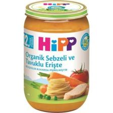 Organik Sebzeli Tavuklu Erişte 220gr