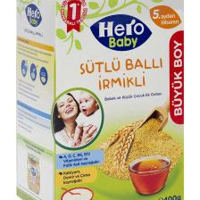 Sütlü Ballı İrmikli Ek Besin 400 gr Kavanoz Maması