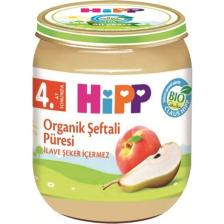Organik Şeftali Püresi Kavanoz Mama 125 Gr