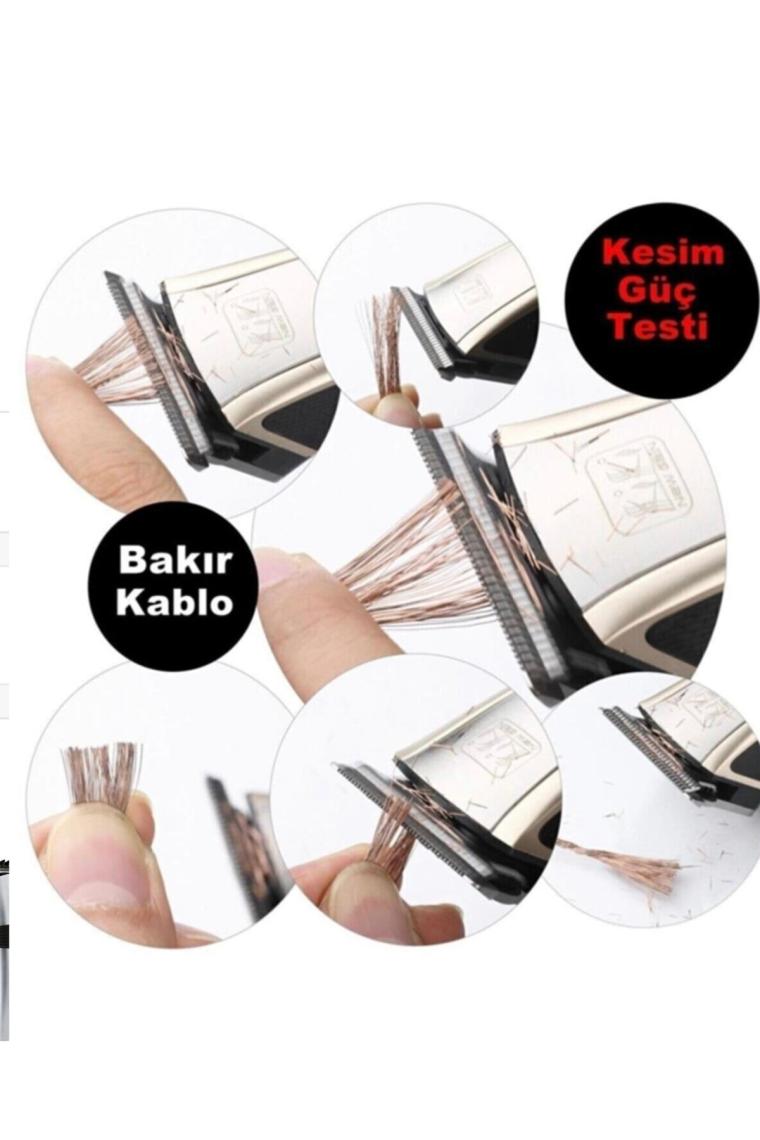 Whl-28 X Max Lazer Epilasyon Öncesi Vücut T Bıçak Şarjlı Saç Sakal Ense Bıyık Traş Makinesi