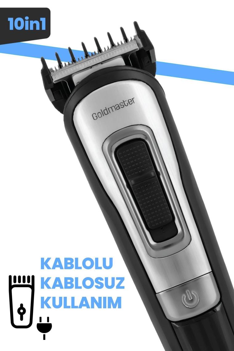 Look Kablolu Kablosuz 10 In 1 Full Standlı Erkek Bakım Seti