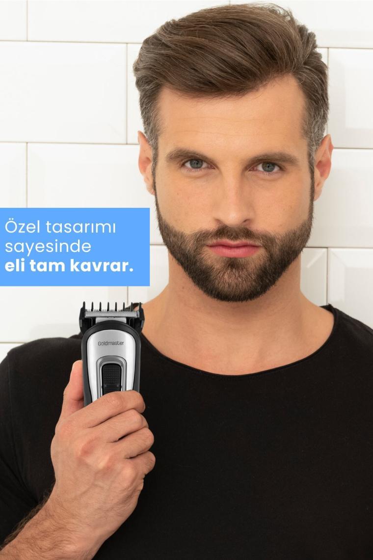 Look Kablolu Kablosuz 10 In 1 Full Standlı Erkek Bakım Seti