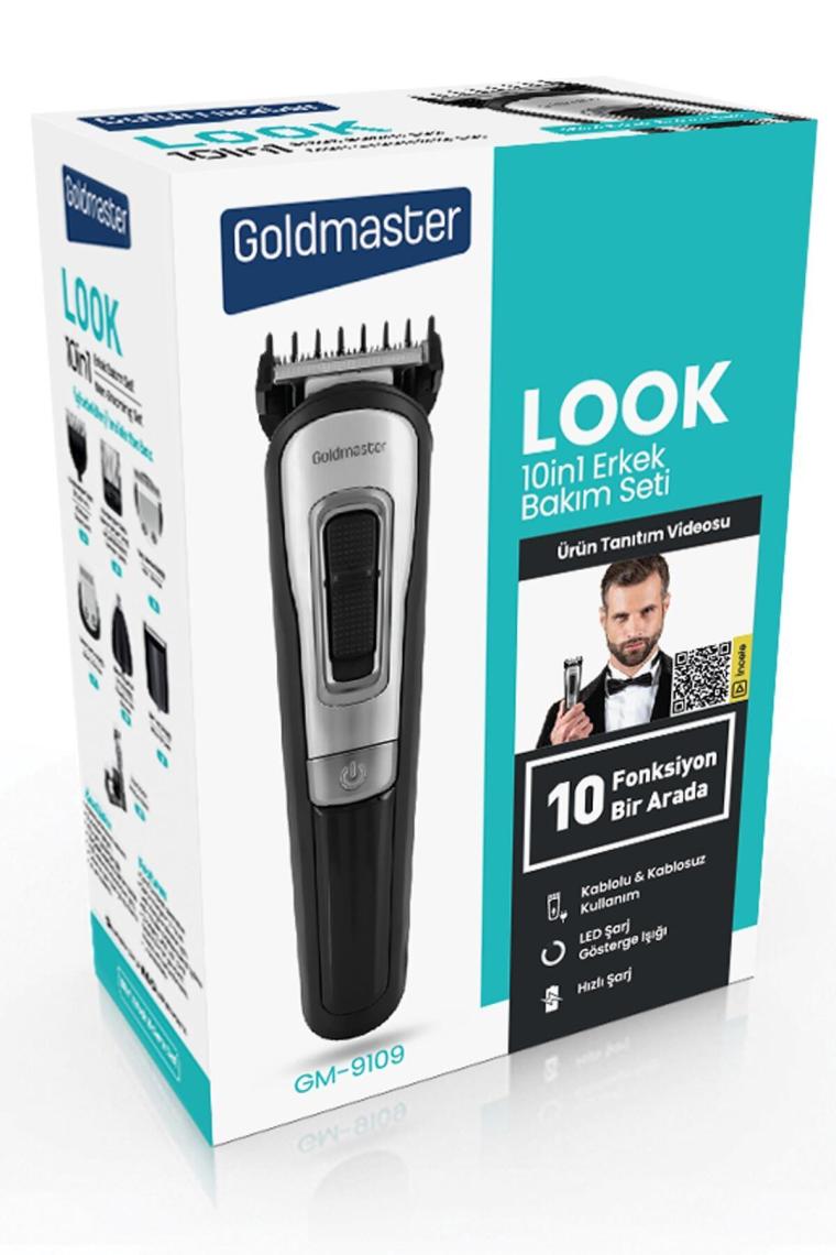 Look Kablolu Kablosuz 10 In 1 Full Standlı Erkek Bakım Seti