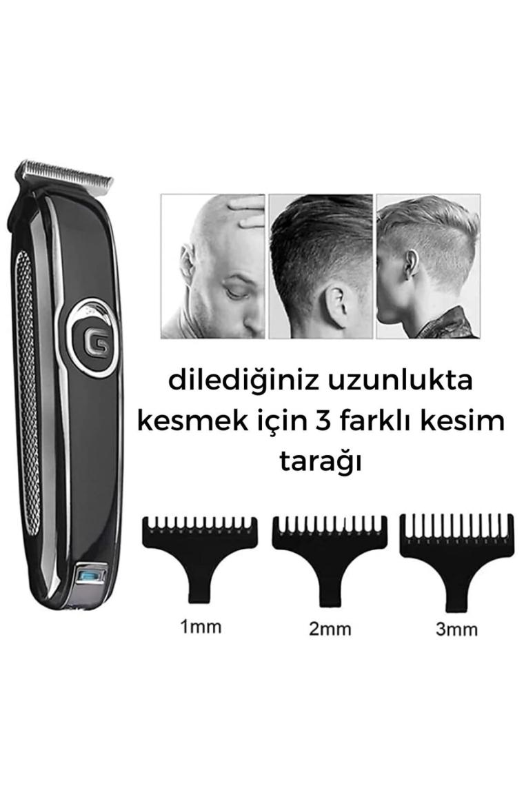 Profesyonel Şarjlı Saç Sakal Tıraş Makinesi Rf-605
