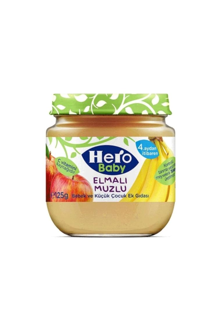 Elmalı Muzlu Kavanoz Mama 125 gr ( 1 ADET )