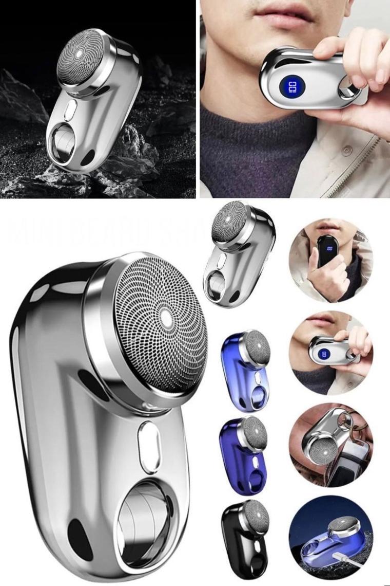 Utelips Erkekler Için Mini Elektrikli Seyahat Tıraş Makinesi Cep Boyutu Yıkanabilir Şarjlı Tıraş Makinesi