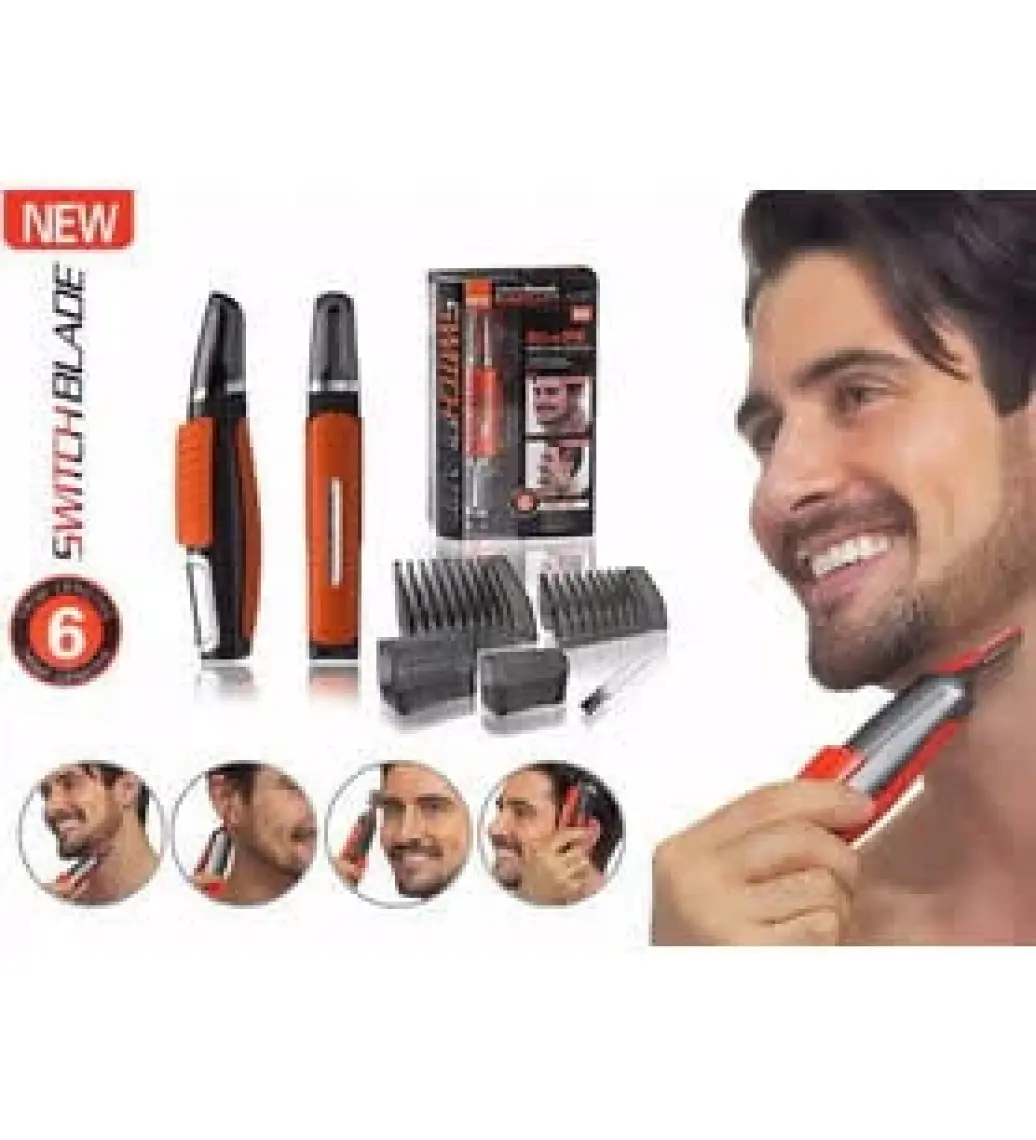 Switching Blades Profesyonel 6 Parça Pilli Tıraş Makinesi
