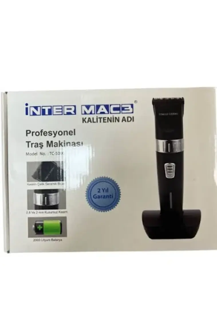 Inter Mac3 TC-5000 Tıraş Makinesi Saç Sakal Düzeltme & Kesim