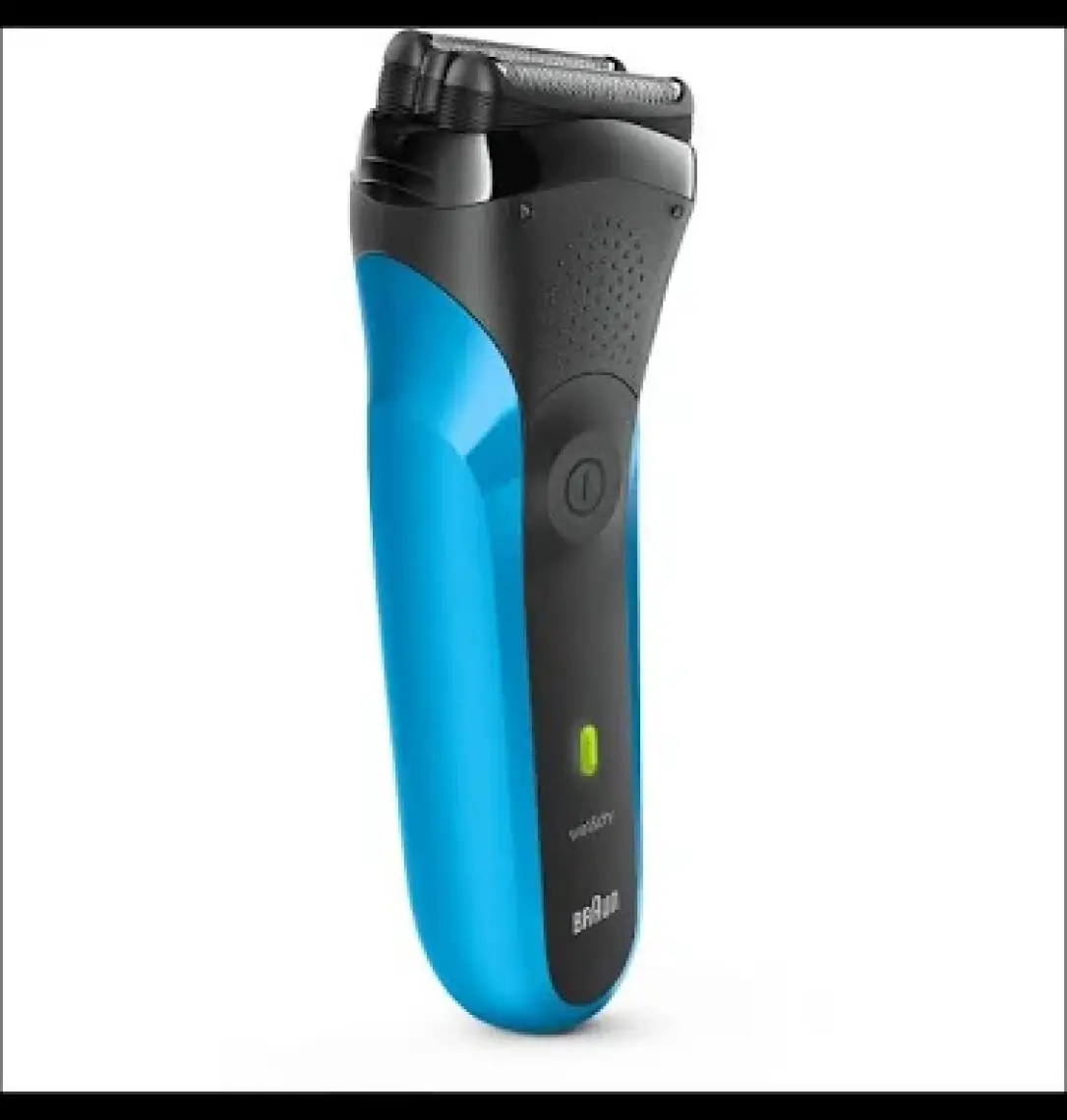 Braun Series 3 310s Şarj Edilebilir Islak Ve Kuru Elektrikli Tıraş Makinesi, Mavi