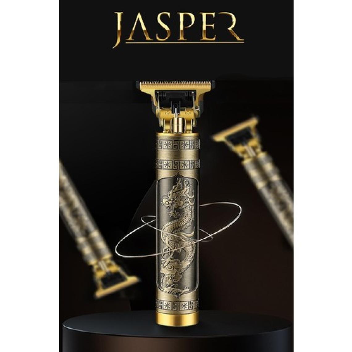 Jasper Metal Gövdeli T-Bıçak Saç Ense Sakal Çizim Lazer Epilasyon Öncesi Çizim Tıraş Makinesi