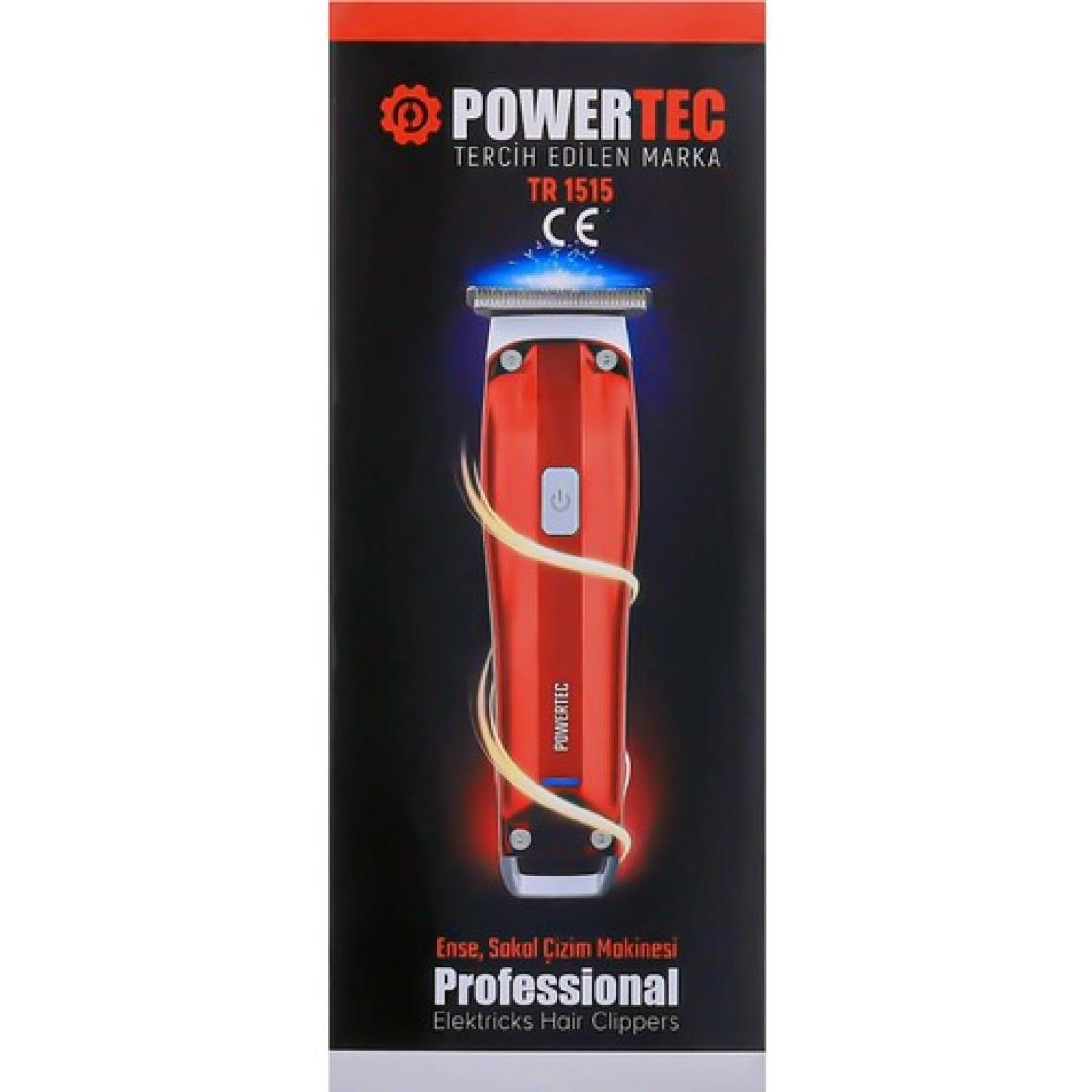 Powertec TR-1515 Lazer-Epilasyon Öncesi Tüm Vücut Tıraş Makinesi Sakal-Ense-Vücut