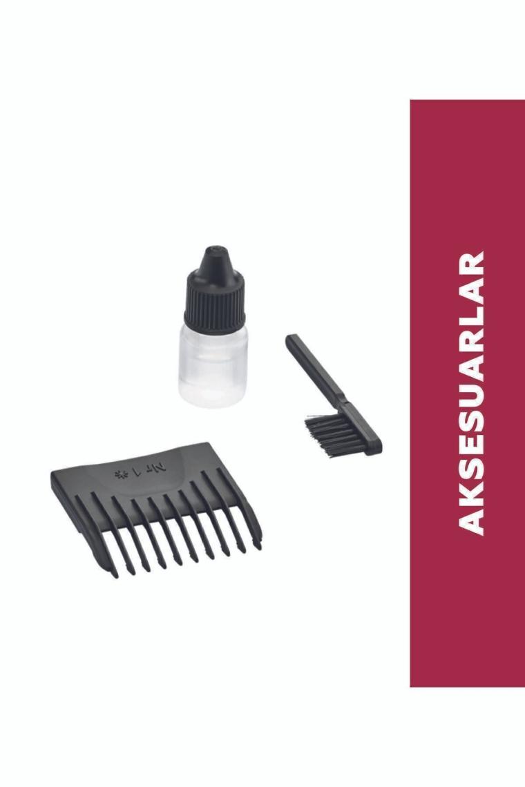 Moser 1400-0050 Tıraş Makinesi + 4 Tarak Moser 1400-0050 Tıraş Makinesi