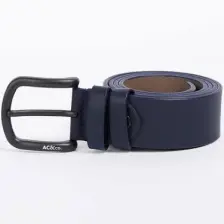 Altınyıldız Classics Erkek Lacivert Casual Suni Deri Kemer