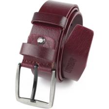 Lugmo Deri Erkek Kemer Bordo 4,5 cm Lugmo