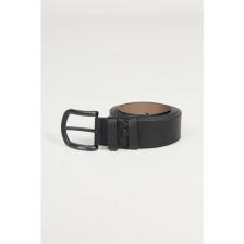 Altınyıldız Classics Erkek Siyah Casual Suni Deri Jean Kot Kemeri