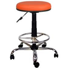 Bürocci Metal Ayaklı Yüksek Tabure-Turuncu-2999T0123